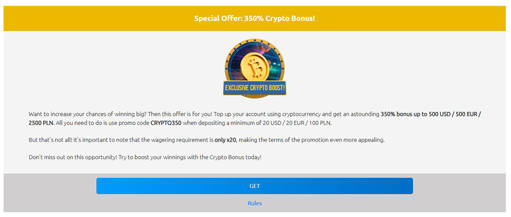 pelican-casino-Crypto-Bonus